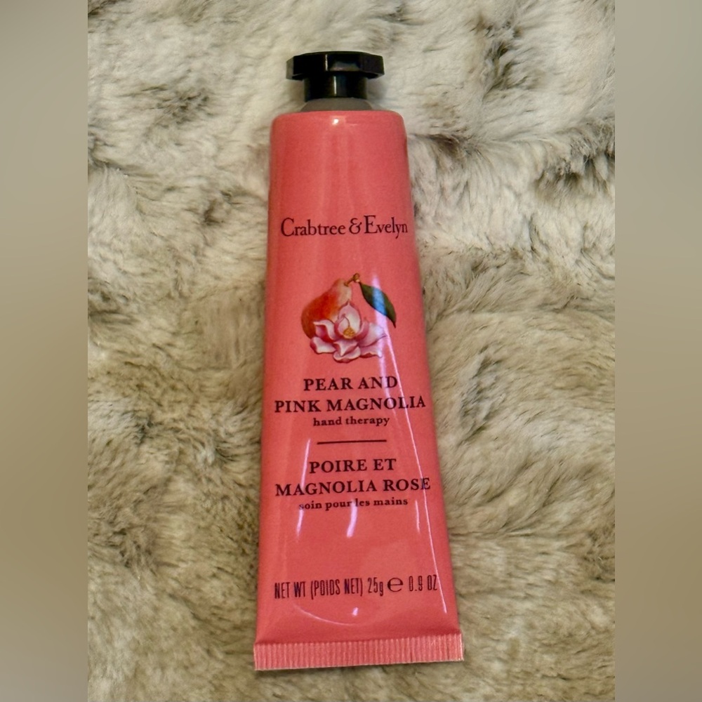 *NWT* Crabtree & Evelyn Pear and Pink Magnolia Hand Therapy Cream Lotion